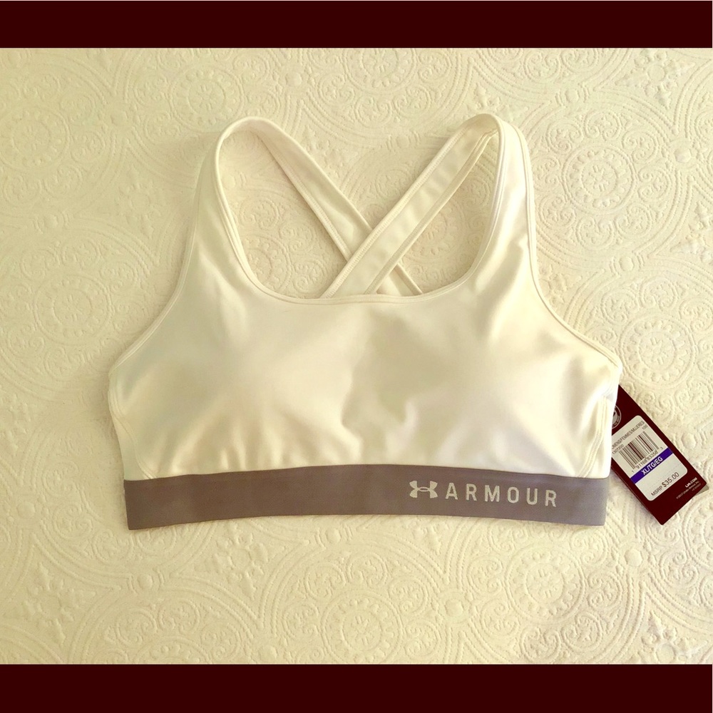 White sports bra